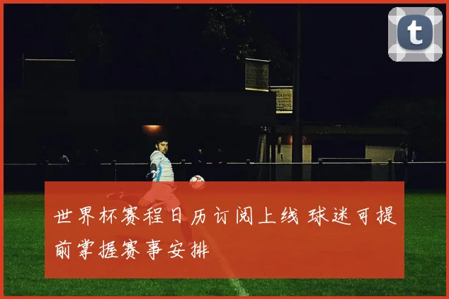世界杯赛程日历订阅上线 球迷可提前掌握赛事安排